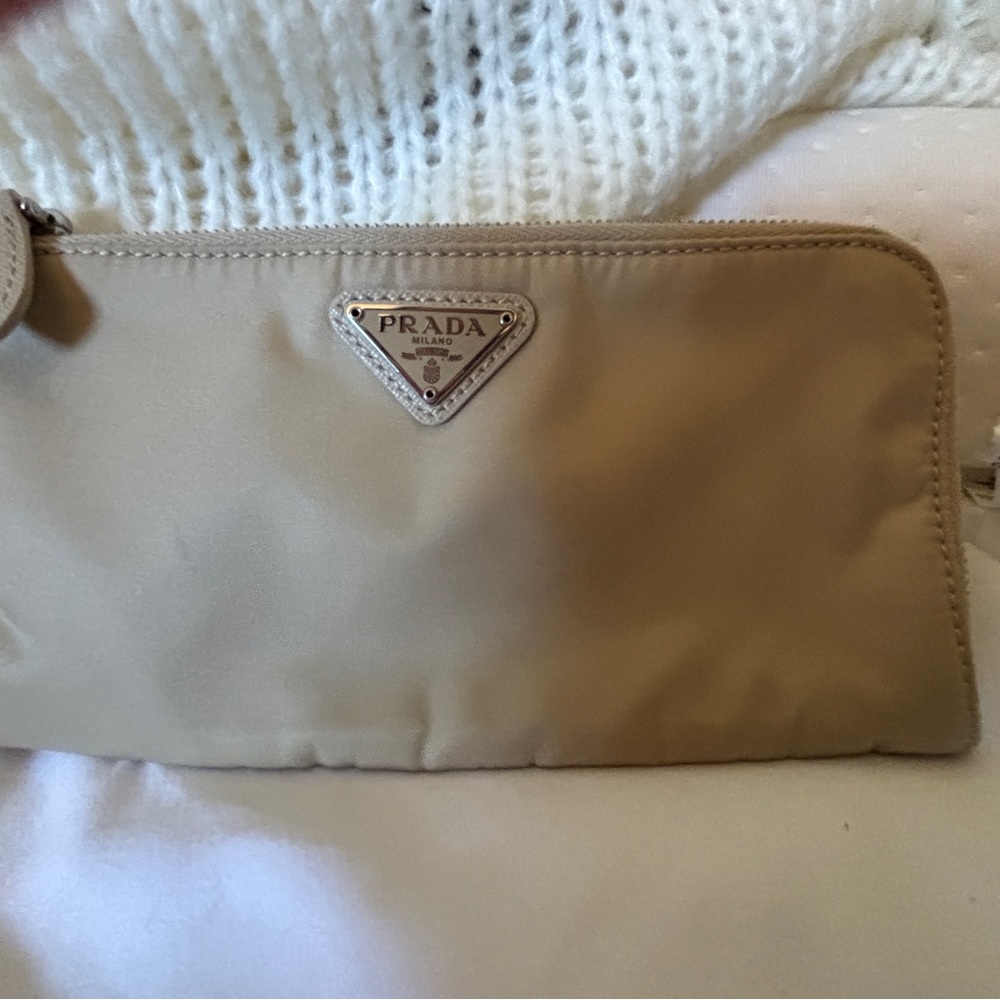 Prada Beige Pouch